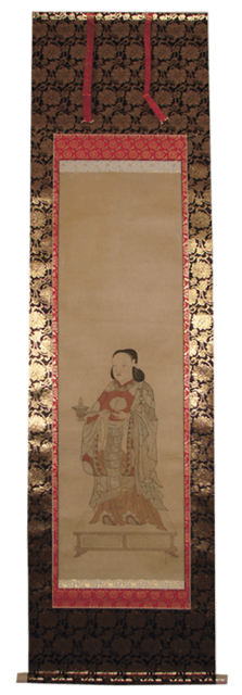 掛軸　相生市　聖徳太子　修理　表具　表装　仕立替　折れ